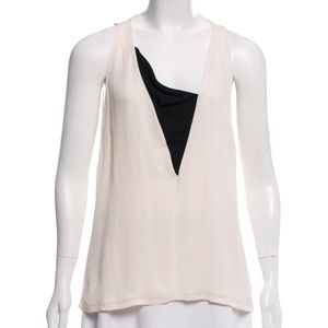 A.L.C. Sleeveless Silk Top